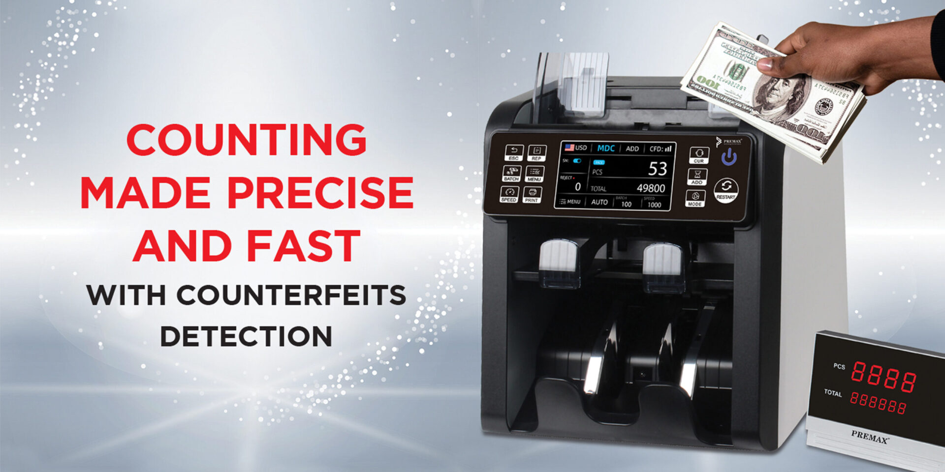 Cash Counting - money counting machine - Premax